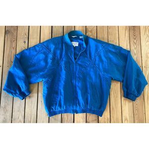 Vintage SUMMA Silk Zip Up 100% Silk Jacket Men's M